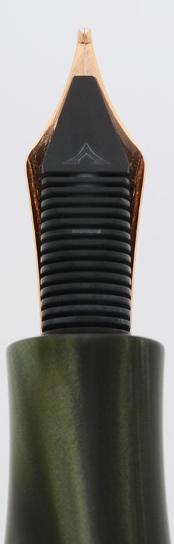 Visconti Divina Elegance Fountain Pen - Green & Bronze, 23k Pd